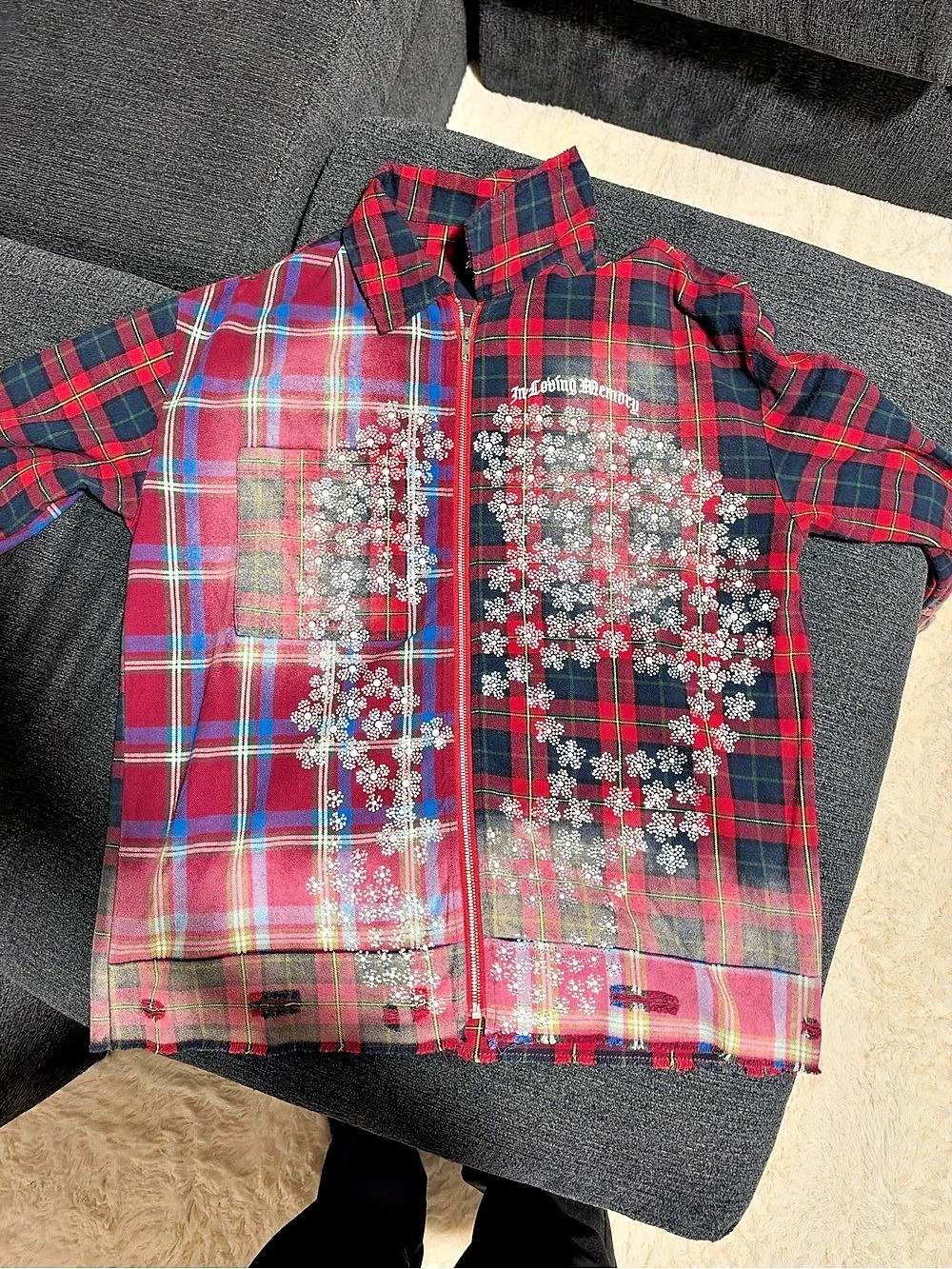 Plaid Short Sleeve Button Down